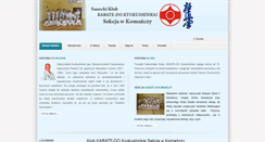 Desktop Screenshot of karate-komancza.pl